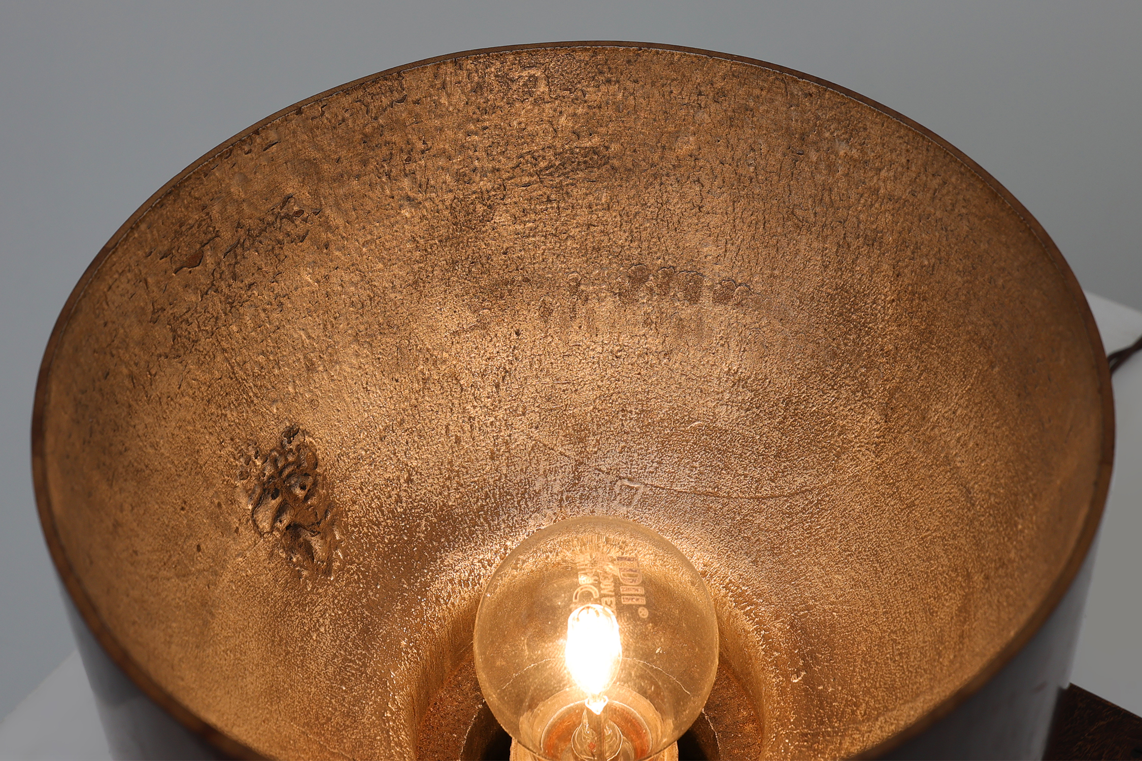 Sculptural Art Deco Wooden Uplight on Square Base, France circa 1920thumbnail